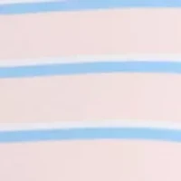 Short Sleeve Two Tone Stripe Polo Shirt