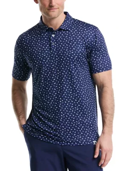 Dog Printed Polo Shirt