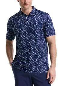 Dog Printed Polo Shirt