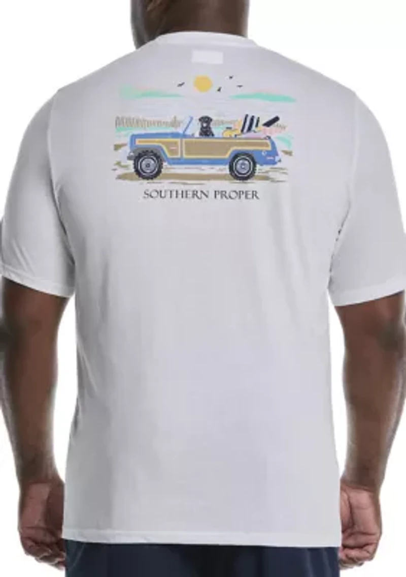 Big & Tall Beach Trip Graphic T-Shirt
