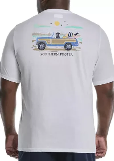 Big & Tall Beach Trip Graphic T-Shirt