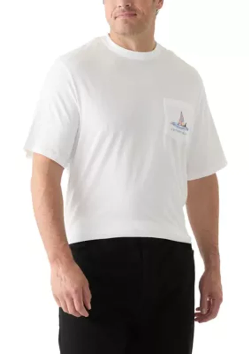 Big & Tall Short Sleeve Regatta Graphic T-Shirt