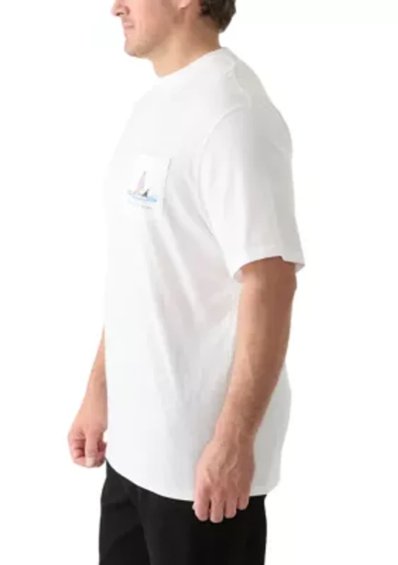 Big & Tall Short Sleeve Regatta Graphic T-Shirt