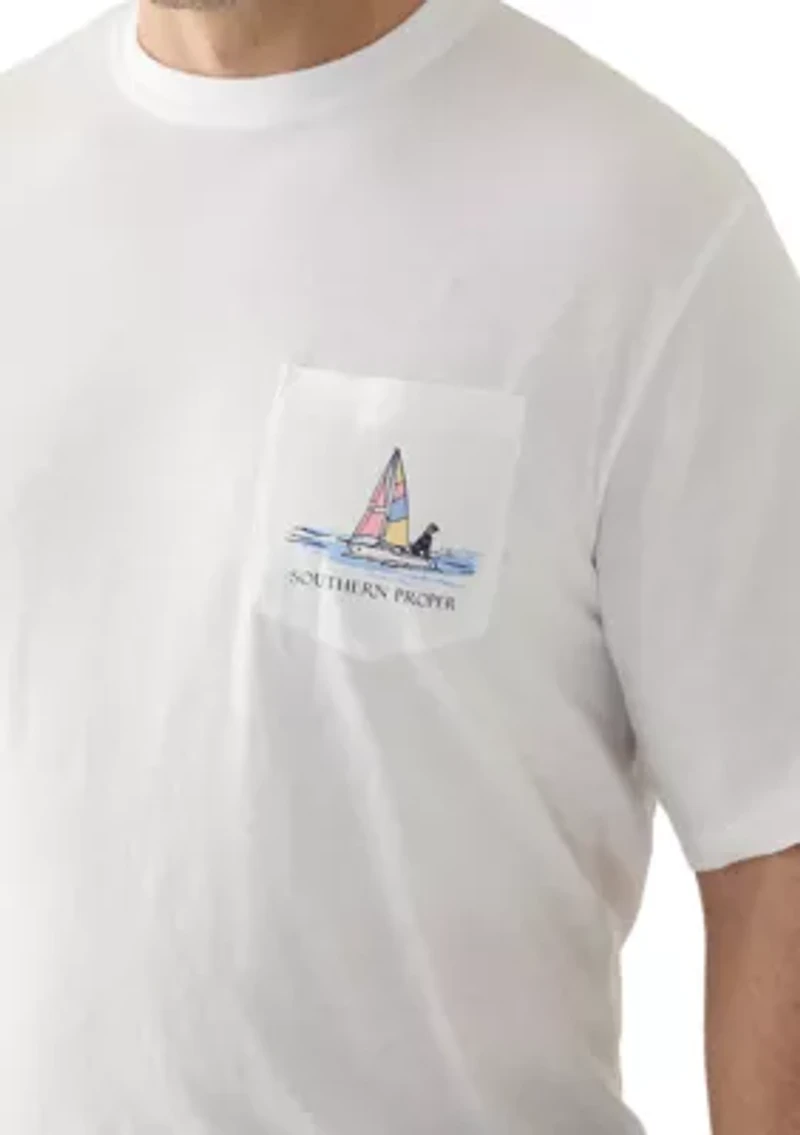 Big & Tall Short Sleeve Regatta Graphic T-Shirt