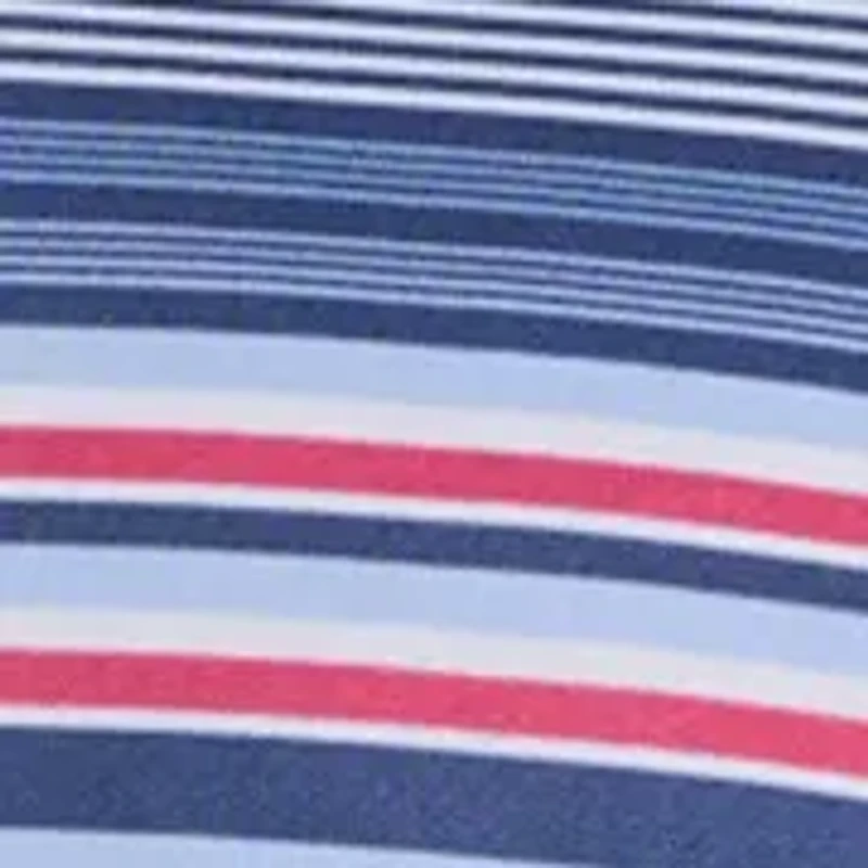 Big & Tall Short Sleeve Patriotic Stripe Polo Shirt
