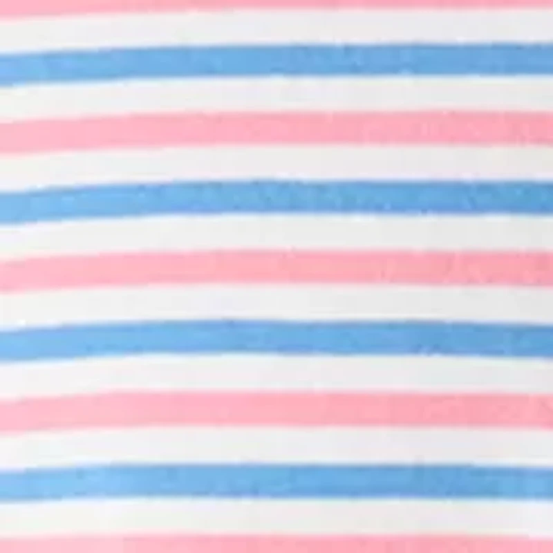 Men's Short Sleeve Striped Polo Shirt