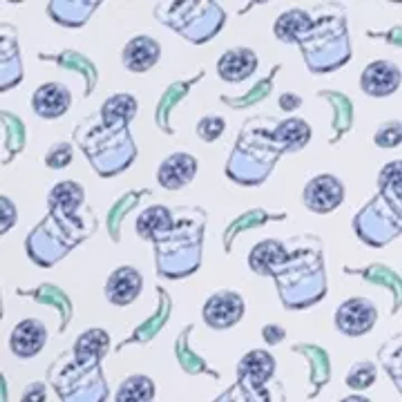 Men's Spicy Drink Print Polo Shirt