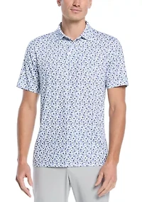 Men's Spicy Drink Print Polo Shirt