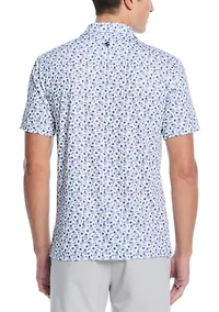 Men's Spicy Drink Print Polo Shirt