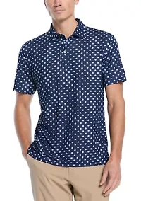 Men's Shell Print Polo Shirt