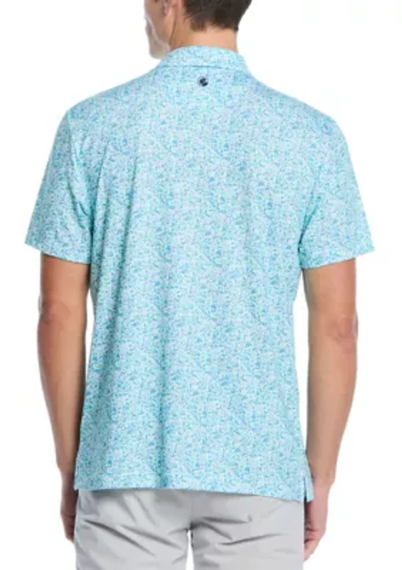 Men's Short Sleeve Marine Life Polo Shirt