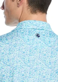 Men's Short Sleeve Marine Life Polo Shirt