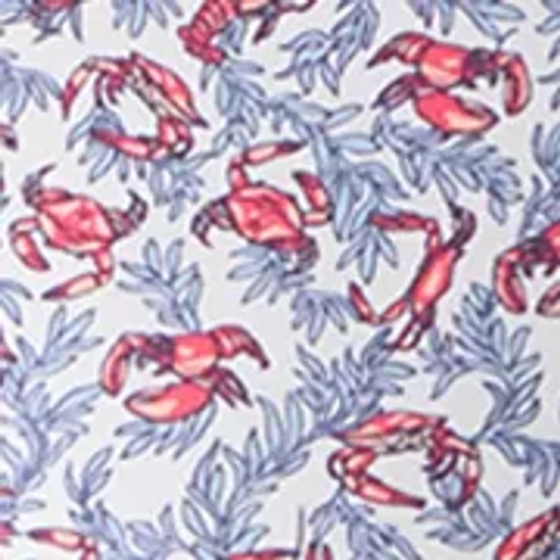 Men's Crustacean Print Polo Shirt