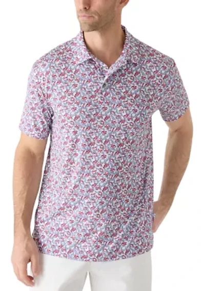 Men's Crustacean Print Polo Shirt