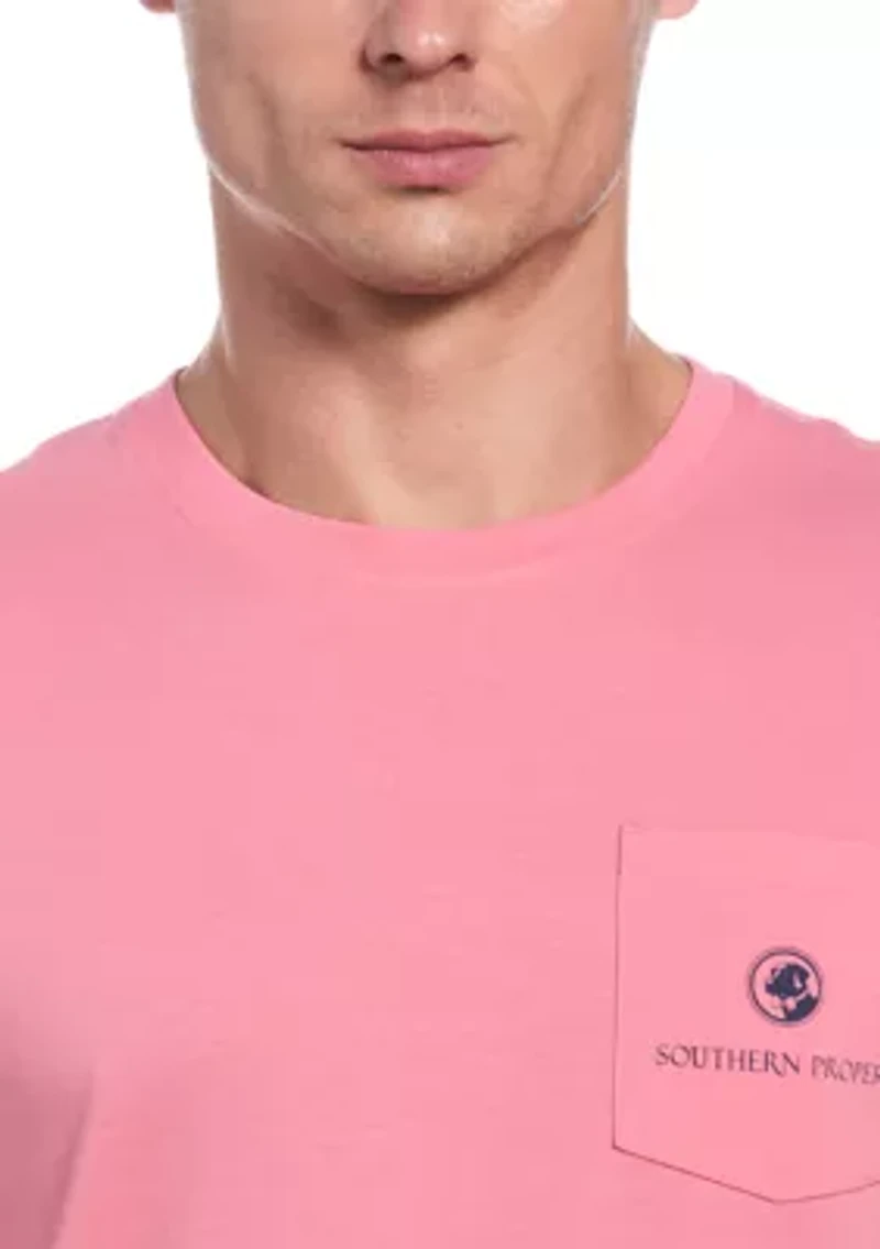 Men's Short Sleeve Drinks Treasure Graphic T-Shirt