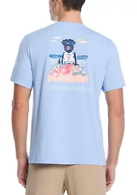 Men's Short Sleeve Clam Bake Graphic T-Shirt