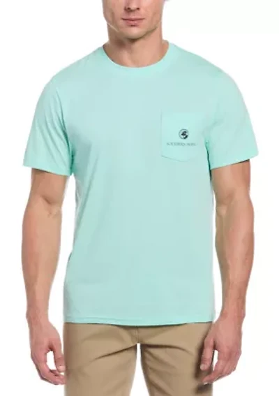 Men's Short Sleeve Boat a Bottle Graphic T-Shirt