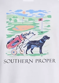 Short Sleeve Dog Caddy Graphic T-Shirt