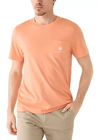 Men's Short Sleeve Painterly Turtle Graphic T-Shirt