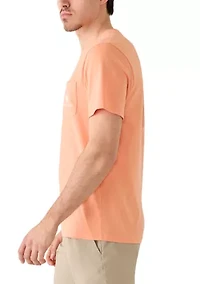 Men's Short Sleeve Painterly Turtle Graphic T-Shirt