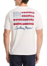 Men's Beach Flag Graphic T-Shirt