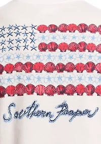 Men's Beach Flag Graphic T-Shirt
