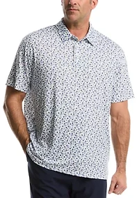 Big & Tall Spicy Drink Printed Polo Shirt