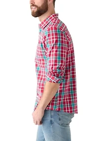 Long Sleeve Plaid Shirt