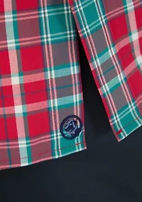 Big & Tall Plaid Printed Shirt