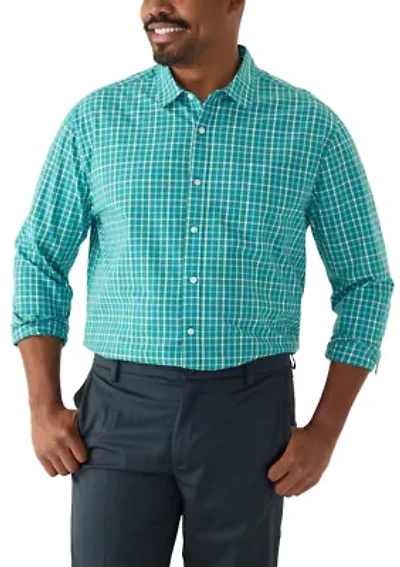 Big & Tall Long Sleeve Plaid Shirt