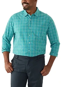 Big & Tall Long Sleeve Plaid Shirt