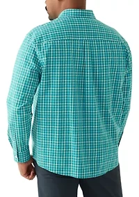 Big & Tall Long Sleeve Plaid Shirt