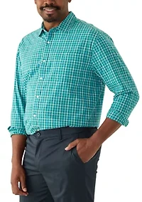 Big & Tall Long Sleeve Plaid Shirt