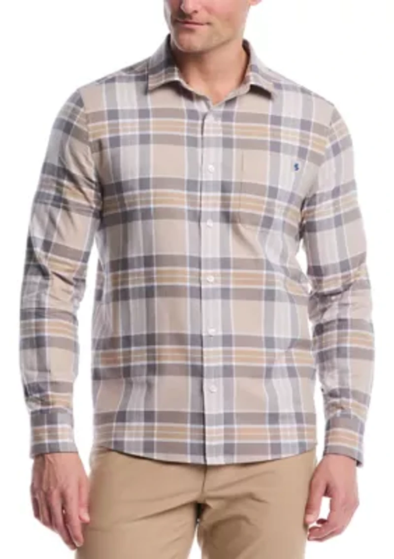 Long Sleeve Plaid Flannel Shirt