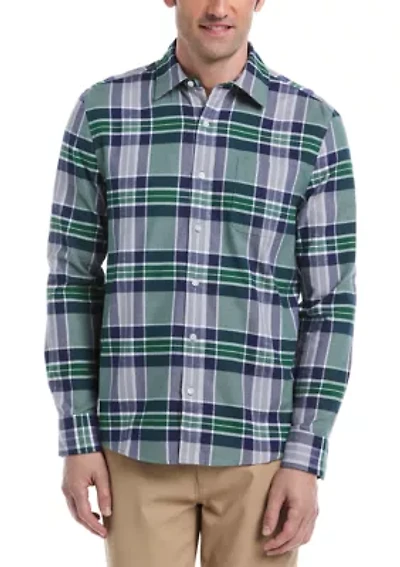Long Sleeve Plaid Flannel Shirt