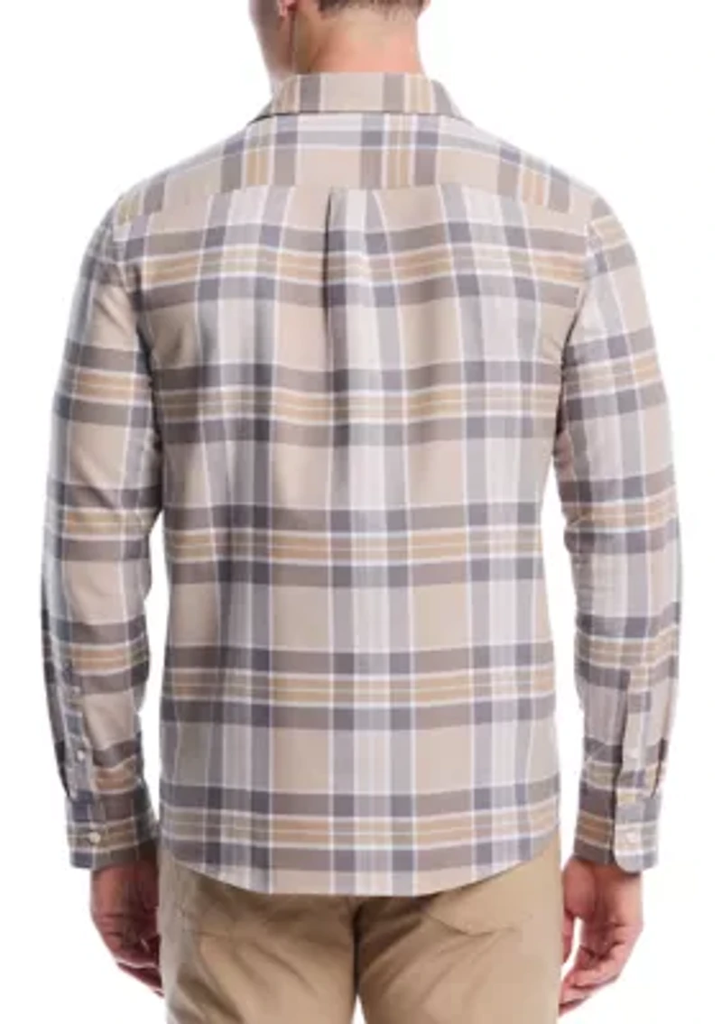 Long Sleeve Plaid Flannel Shirt