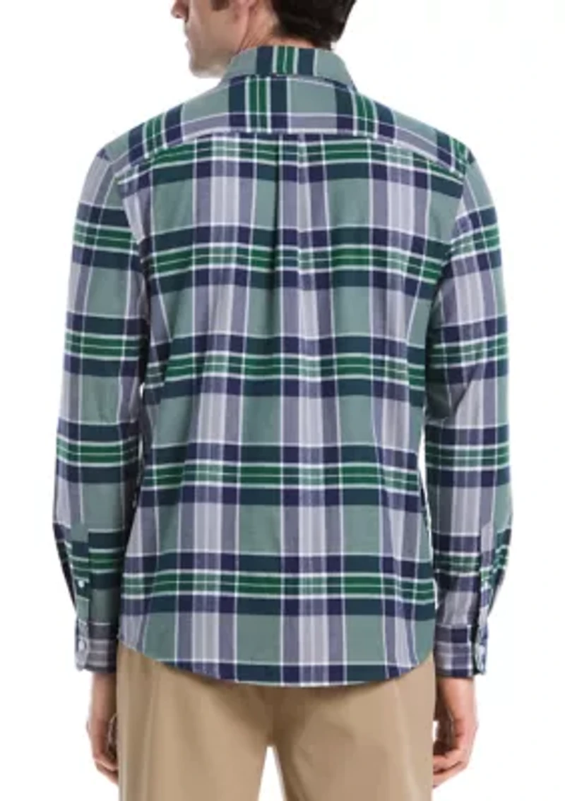 Long Sleeve Plaid Flannel Shirt