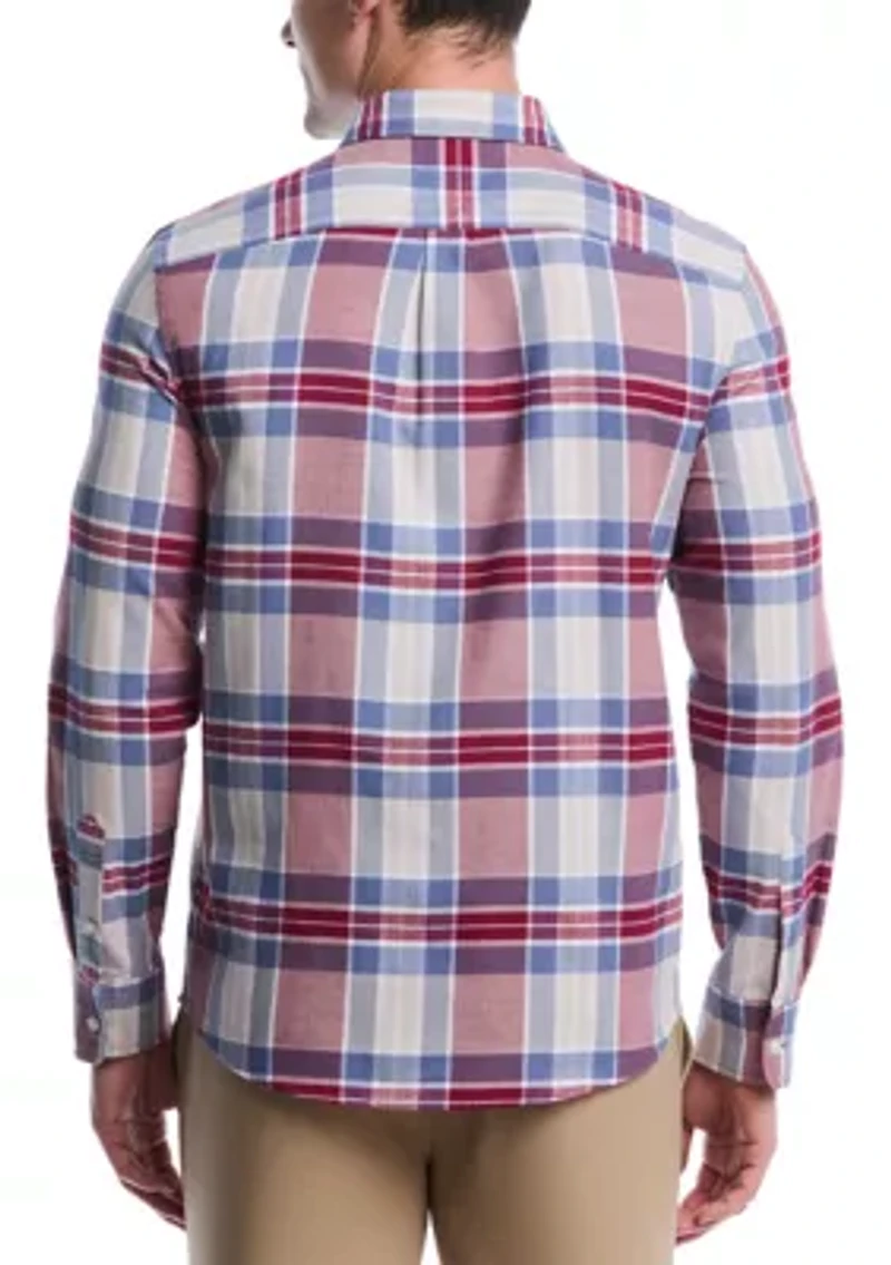Long Sleeve Plaid Flannel Shirt