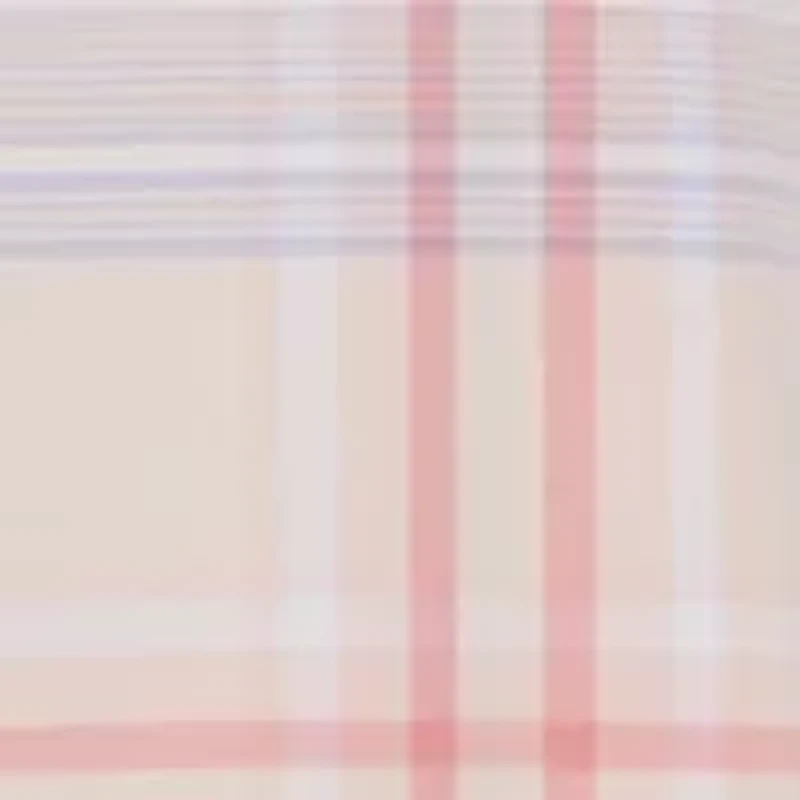 Short Sleeve Madras Plaid Woven Shirt