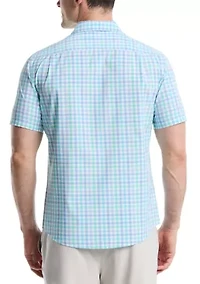 Multi Gingham Printed Button Down Shirt