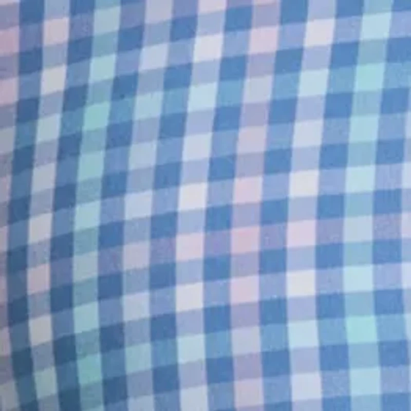 Men's Long Sleeve Gingham Plaid Shirt