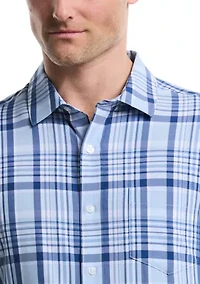 Woven Plaid Shirt