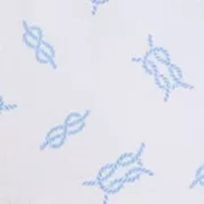 Printed Nautical Knots Seersucker Shirt