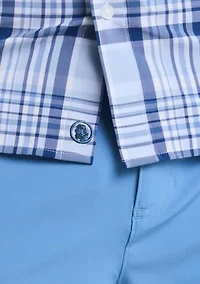 Big & Tall Printed Button Down Shirt