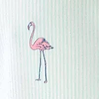 Big & Tall Short Sleeve Seersucker Flamingo Shirt