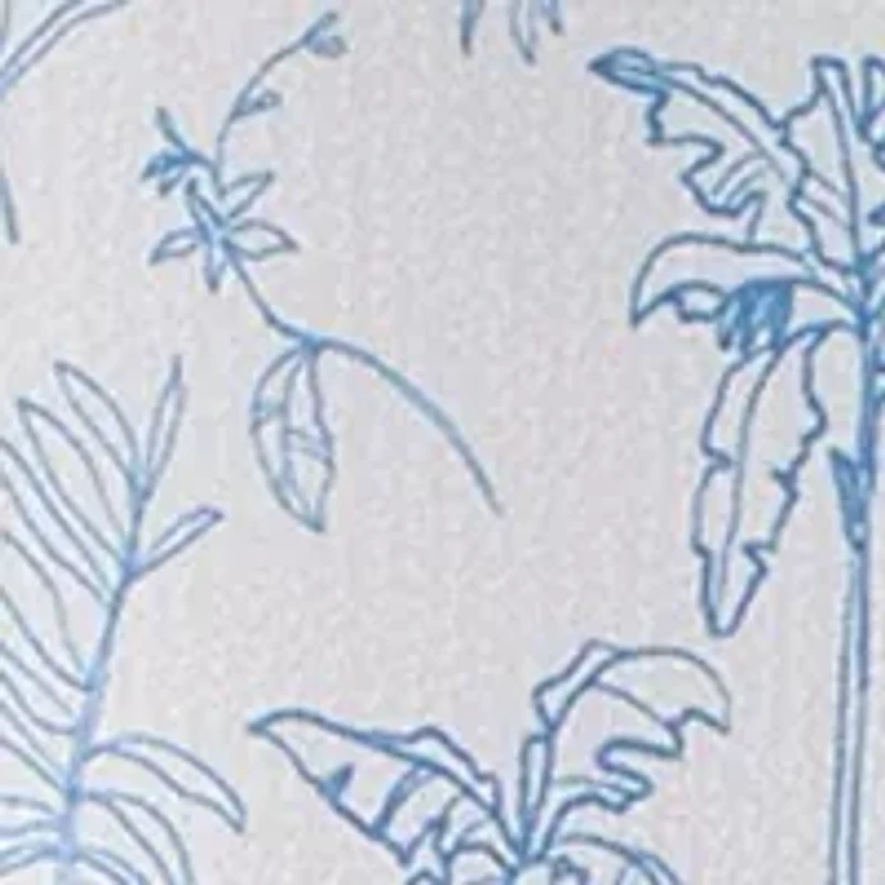 Big & Tall Seersucker Printed Shirt