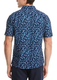Men's Short Sleeve Sand Dollar Woven Shirt