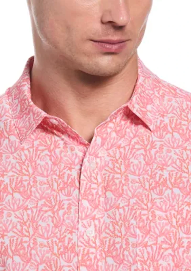 Men's Short Sleeve Collared Shirt