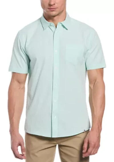 Men's Seersucker Gingham Shirt