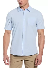 Men's Seersucker Gingham Shirt